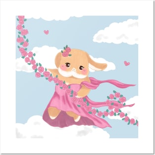 goddess of love Bailey Aphrodite the Bunny  | Bunniesmee Posters and Art